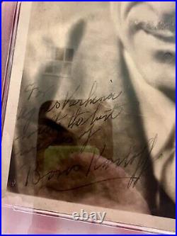 Boris Karloff Autograph Publicity Photo Inscribed Signed Psa/dna Authenticated