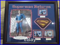 Brandon Routh signed Frame Superman Returns autograph PSA/DNA Topps Costume card