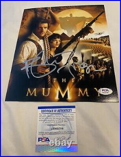 Brendan Fraser Signed 8X10 Photo The Mummy PSA COA Autograph