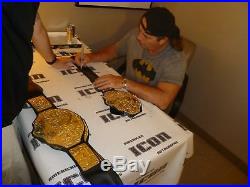 Bret The Hitman Hart Signed WWE WWF Championship Toy Belt PSA/DNA COA Autograph