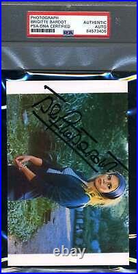 Brigitte Bardot PSA DNA Coa Signed Photo Autographed