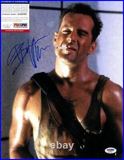 Bruce Willis Signed 11x14 Photo Autographed PSA/DNA COA Die Hard Pulp Fiction