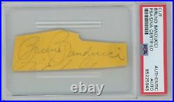 Bruno Banducci Future HOF Eagles 49ers PSA/DNA Signed Auto Autographed