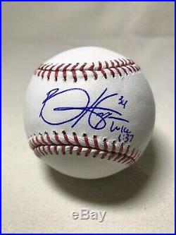 Bryce Harper autographed Major League Baseball. PSA/DNA authenticated Phillies