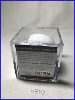 Bryce Harper autographed Major League Baseball. PSA/DNA authenticated Phillies