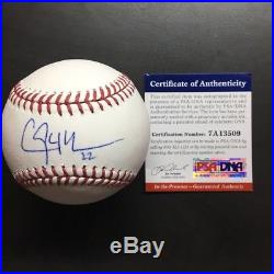 CLAYTON KERSHAW Signed Autographed OMLB Baseball PSA/DNA COA + HOLO MLB DODGERS
