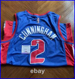 Cade Cunningham Signed Detroit Pistons Jersey PSA Authentic Autograph NBA