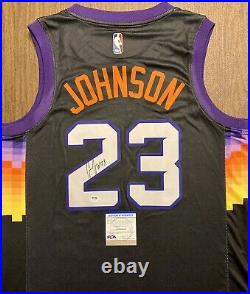 Cam Johnson Signed Jersey Psa/dna Coa Autographed Phoenix Suns The Valley