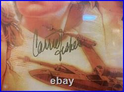 Carrie Fisher Autograph Special Edition Star Wars Poster PSA/DNA Certified