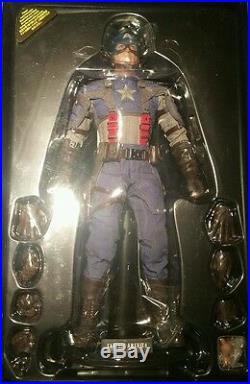 Chris Evans Captain America Signed Autographed Shield Hot Toys PSA/DNA COA 1/6