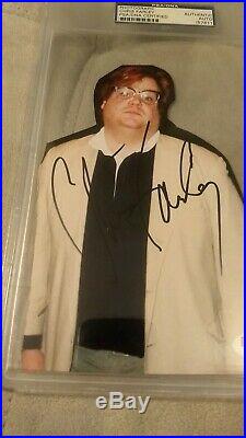 Chris Farley autograph photo PSA/DNA certified auto. Rare