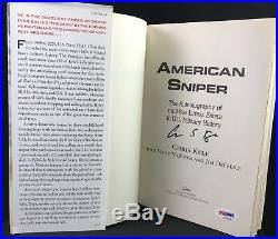 Chris Kyle Signed American Sniper Book Psa Dna Ad05599 1st Ed / 4th Print