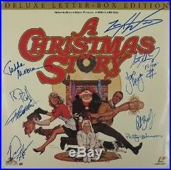 Christmas Story Cast (9) Signed Authentic Autographed Laser Disc PSA/DNA #X02060