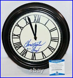 Christopher Lloyd signed autographed Back To The Future Clock Tower Beckett PSA
