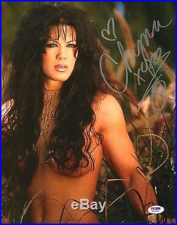 Chyna Signed WWE Playboy 11x14 Photo PSA/DNA COA Wrestling Picture Autograph 13