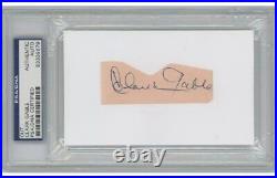 Clark Gable Autograph, PSA/DNA Certified in Slab