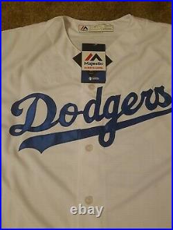 Clayton Kershaw La Dodgers Autographed / Signed Jersey With Psa/dna Coa