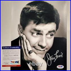 Comedian Jerry Lewis signed 8x10 photo autograph PSA/DNA COA