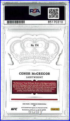 Conor McGregor Signed Autograph Slabbed 2022 Panini Crown Royal UFC Card PSA DNA