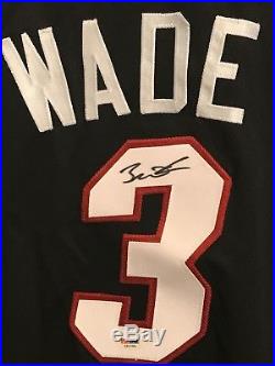DWYANE WADE Autograph Signed Miami Heat Jersey PSA/DNA COA RARE