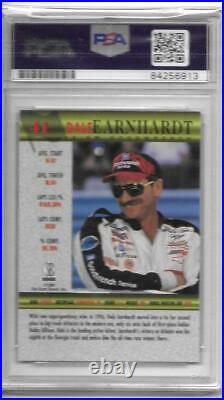 Dale Earnhardt SR 1996 Scoreboard Trading Card PSA DNA Authentic Autograph