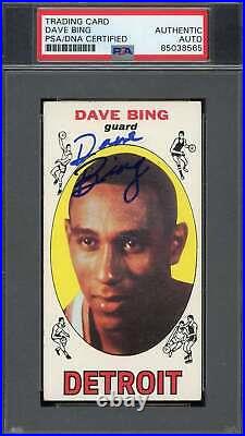 Dave Bing PSA DNA Signed 1969 Topps Rookie Autograph
