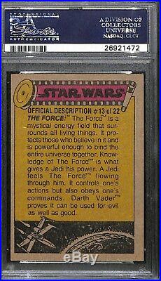 Dave Prowse Darth Vader 1977 Topps Star Wars Signed Autograph Auto Card Psa/dna