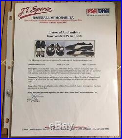 Dave Winfield Game Used Worn Autograph Cleats New York Yankees PSA/DNA 1981