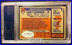 Denver Bronco RANDY GRADISHAR autograph signed auto 1976 TOPPS RC ROOKIE PSA DNA