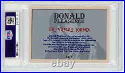 Donald Pleasence (Dr. Loomis) Signed Autographed Halloween Card PSA DNA