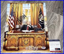 Donald Trump Signed PSA/DNA Autographed 11x14 Photo 45th President USA MAGA Oval