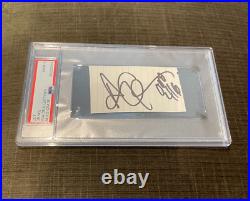 Drake Signed Cut Slab Auto PSA/DNA Autograph Mint 9 OVO 416 Aubrey Graham Card