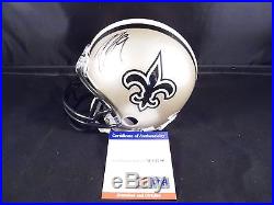 Drew Brees Signed Autographed Mini Helmet New Orleans Saints (psa/dna Certified)