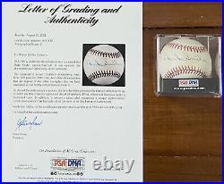 Duke Snider Signed Autographed Baseball PSA / DNA 8 LOA NM to Mint Beautiful