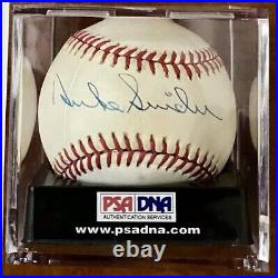 Duke Snider Signed Autographed Baseball PSA / DNA 8 LOA NM to Mint Beautiful