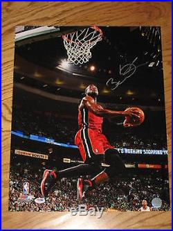 Dwyane Wade PSA/DNA Autographed Signed 16x20 Photo Authentic RARE! Miami Heat #2