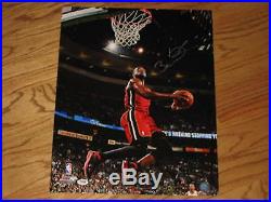 Dwyane Wade PSA/DNA Autographed Signed 16x20 Photo Authentic RARE! Miami Heat #2