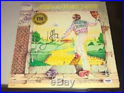 ELTON JOHN Signed Autographed GOODBYE YELLOW BROCK ROAD Album LP PSA/DNA