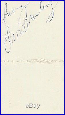 ELVIS PRESLEY Autograph Signed Vegas Club card PSA/DNA Pricilla 10x13 signed