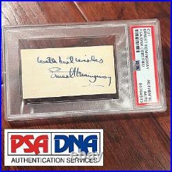 ERNEST HEMINGWAY PSA/DNA Autograph Calling Card Signed