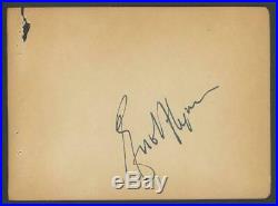 ERROL FLYNN (1909-1959) signed album page Robin Hood Autograph PSA/DNA LOA