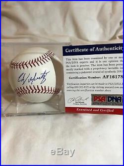 Edgar Martinez Autographed Official MLB Baseball PSA/DNA Seattle Mariners
