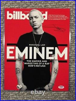 Eminem Signed Autograph Rare Vintage Shady 11x14 Photo Psa/dna Ac04887