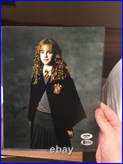 Emma Watson Signed Autographed 8x10 Photo Harry Potter with Beckett & PSA/DNA