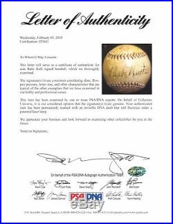 Fine 1930s Babe Ruth Single Signed Autographed Baseball PSA/DNA #J33641