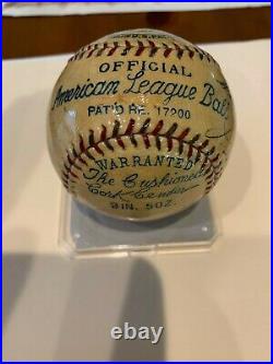 First All Star Game 1933 Autographed Baseball with Babe Ruth, Lou Gehrig PSA/DNA