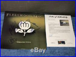 Fleetwood Mac Group Signed Autographed Greatest Hits Album LP PSA/DNA LOA