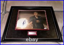 Framed Al Pacino Signed Scarface 11x14 Photo Tony Montana Autograph Psa Dna