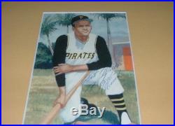 Framed Roberto Clemente Signed Jsa Certified Authentic Autograph Print Psa/dna