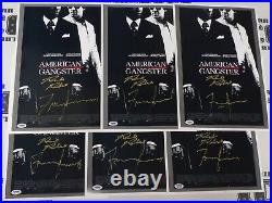 Frank Lucas & Richie Roberts Signed American Gangster 11x17 Poster PSA/DNA COA